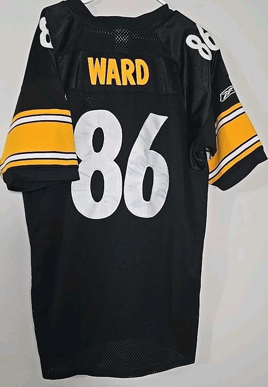 🏈 Hines Ward #86 Pittsburgh Steelers Reebok NFL Jersey 🖤💛 #0205